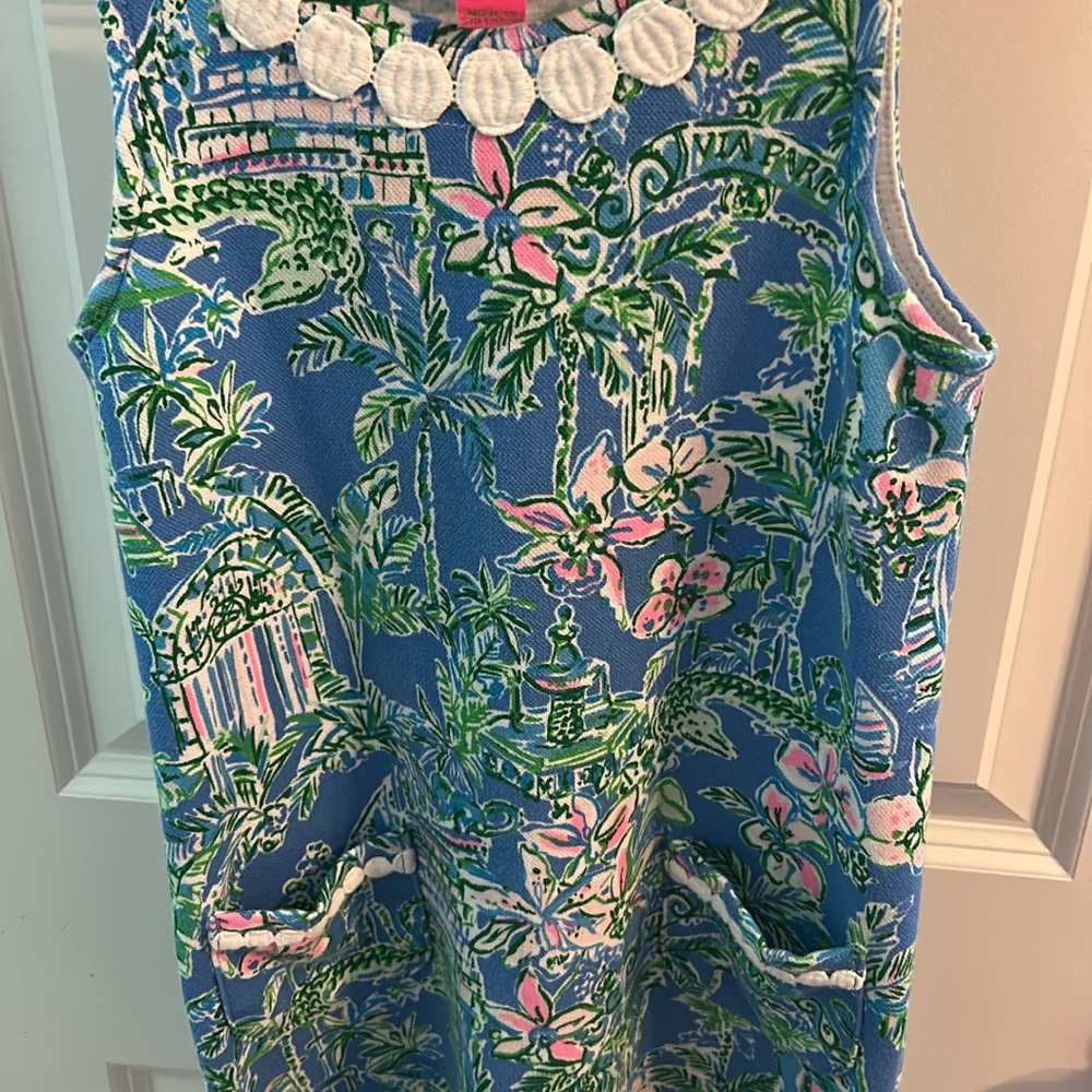 Lilly Pulitzer Blue and Pink Kids Dress
